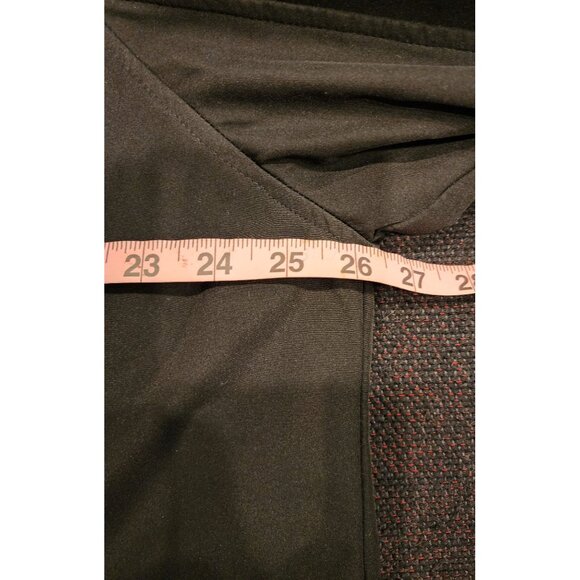 Women's Black Hooded Jacket 3X 22W-24W W/ Pink Accents Full Zip Pockets Polyeste - Picture 16 of 16